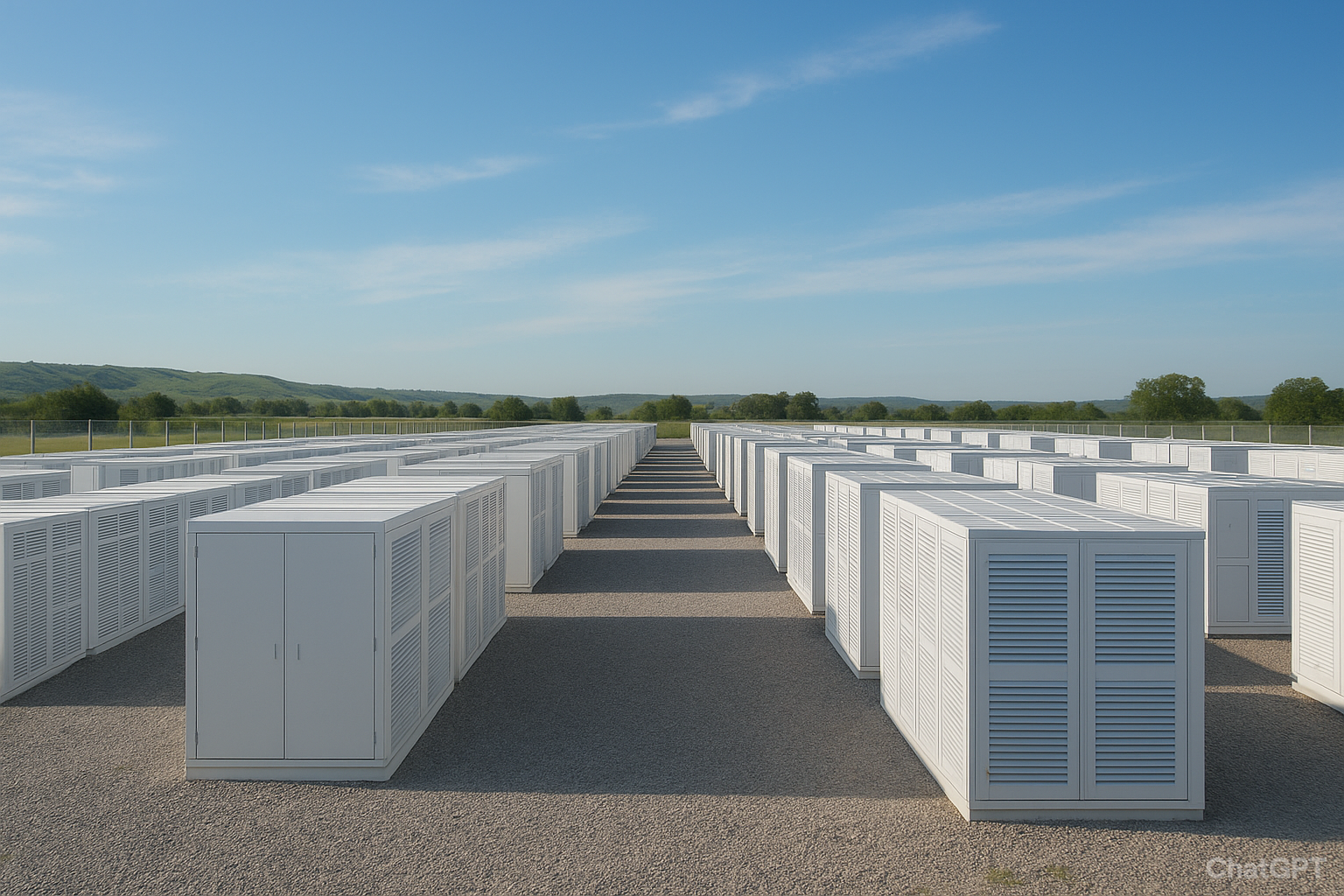 Conceptual visualization of ZiRi BESS A utility-scale project